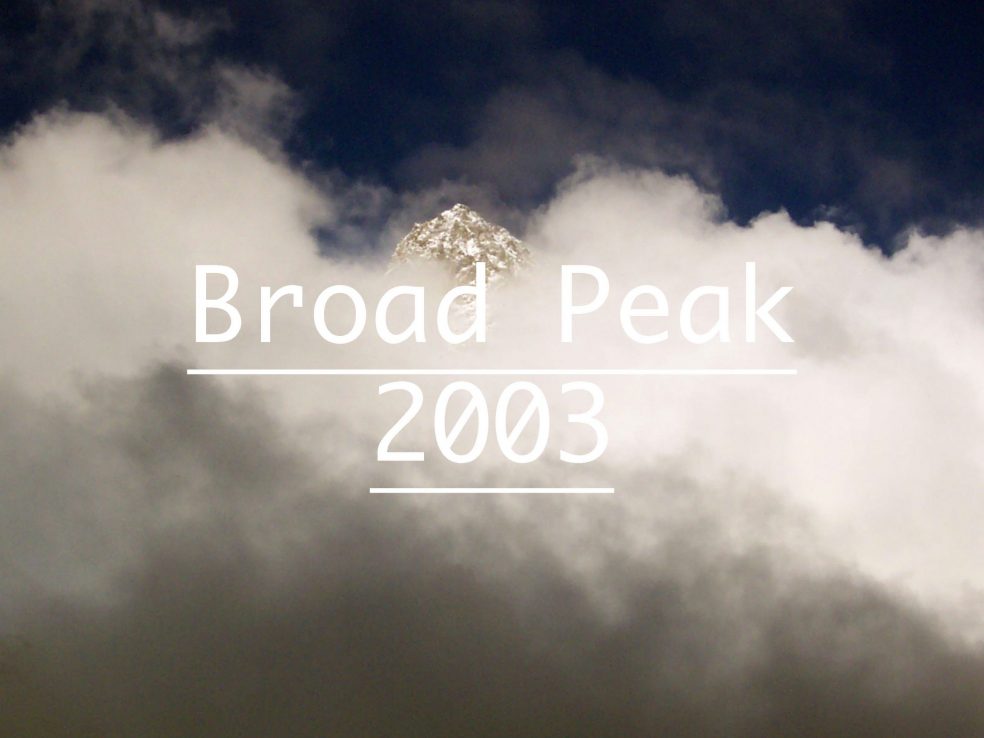 Broad Peak Iñaki Ochoa de Olza