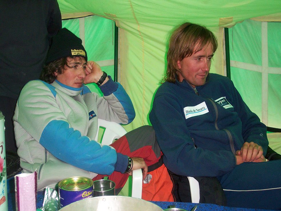 Iñaki Ochoa de Olza y Alex Txikon